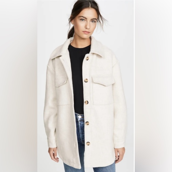 Line & Dot Drew Wool Blend Jacket XS - Picture 2 of 6